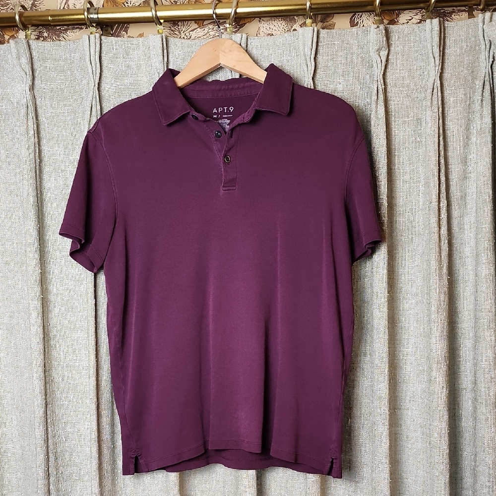 Men's Burgundy Polo Shirt